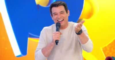 Celso Portiolli durante o Passa ou Repassa (Foto: Reprodução/ SBT)
